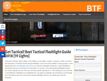 Tablet Screenshot of besttacticalflashlights.net